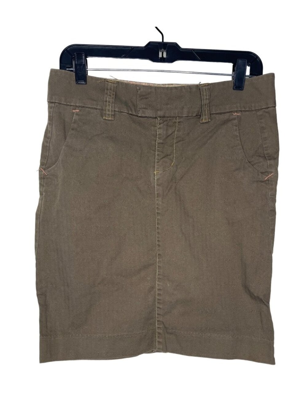 Gap Womens Size 4 Khaki Green Pencil Skirt Straight Career Office